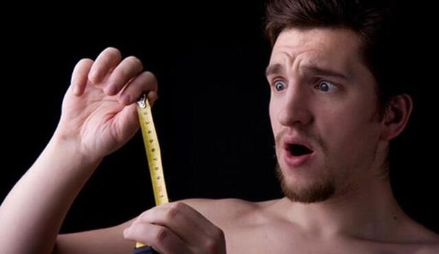santimetre başına küçük penis boyutu